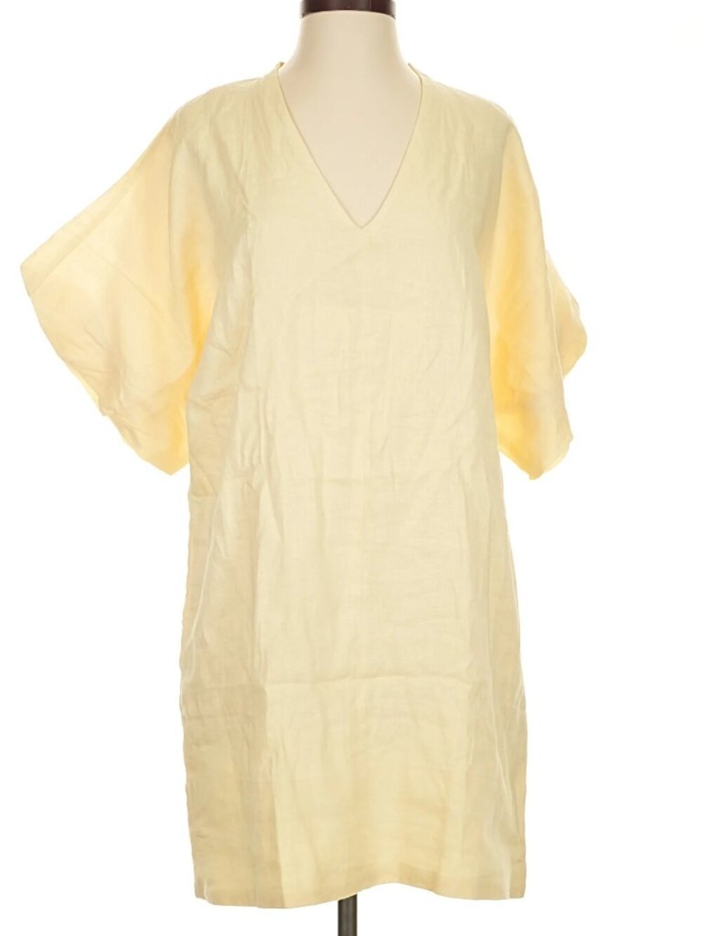 Butter Yellow 100% Linen Banana Republic Dress